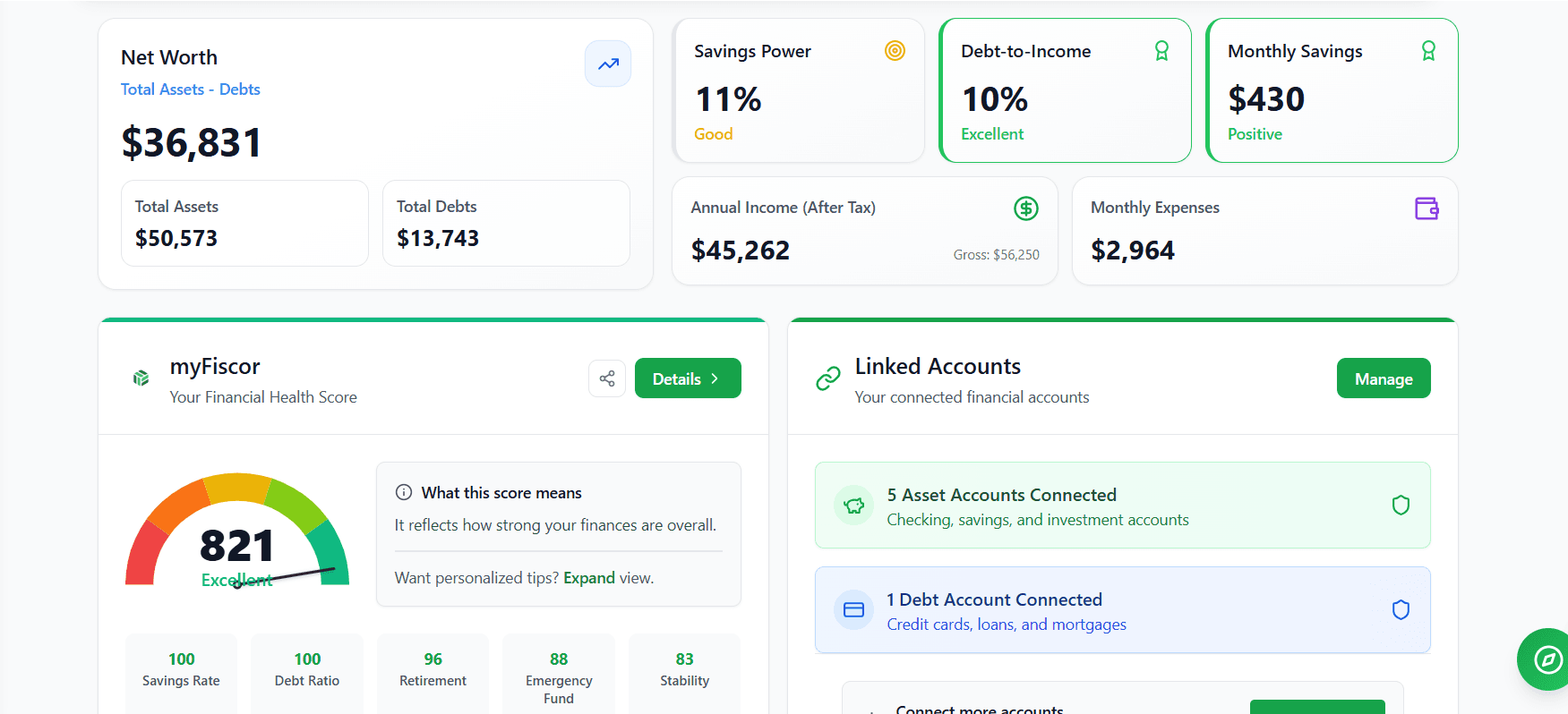 Fiscor hero screenshot